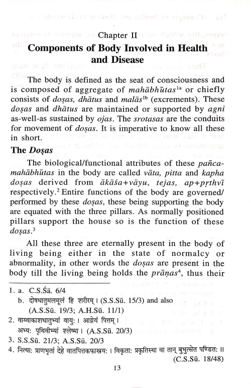 Concepts of Health and Disease in Ayurveda